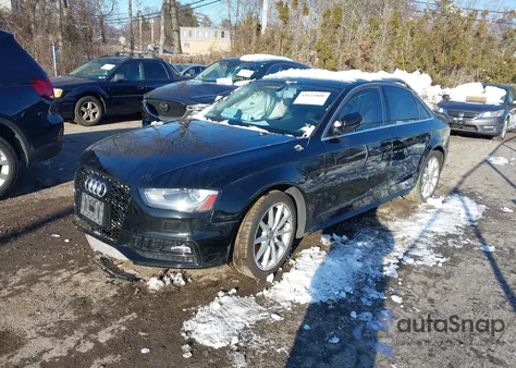 2014 Audi A4 2.0T Premium from USA, damaged, VIN WAUFFBFL0EN043704
